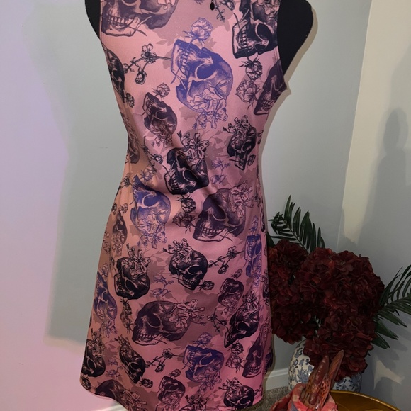CowCow Skull with Flowers Dress size Large - Picture 3 of 5